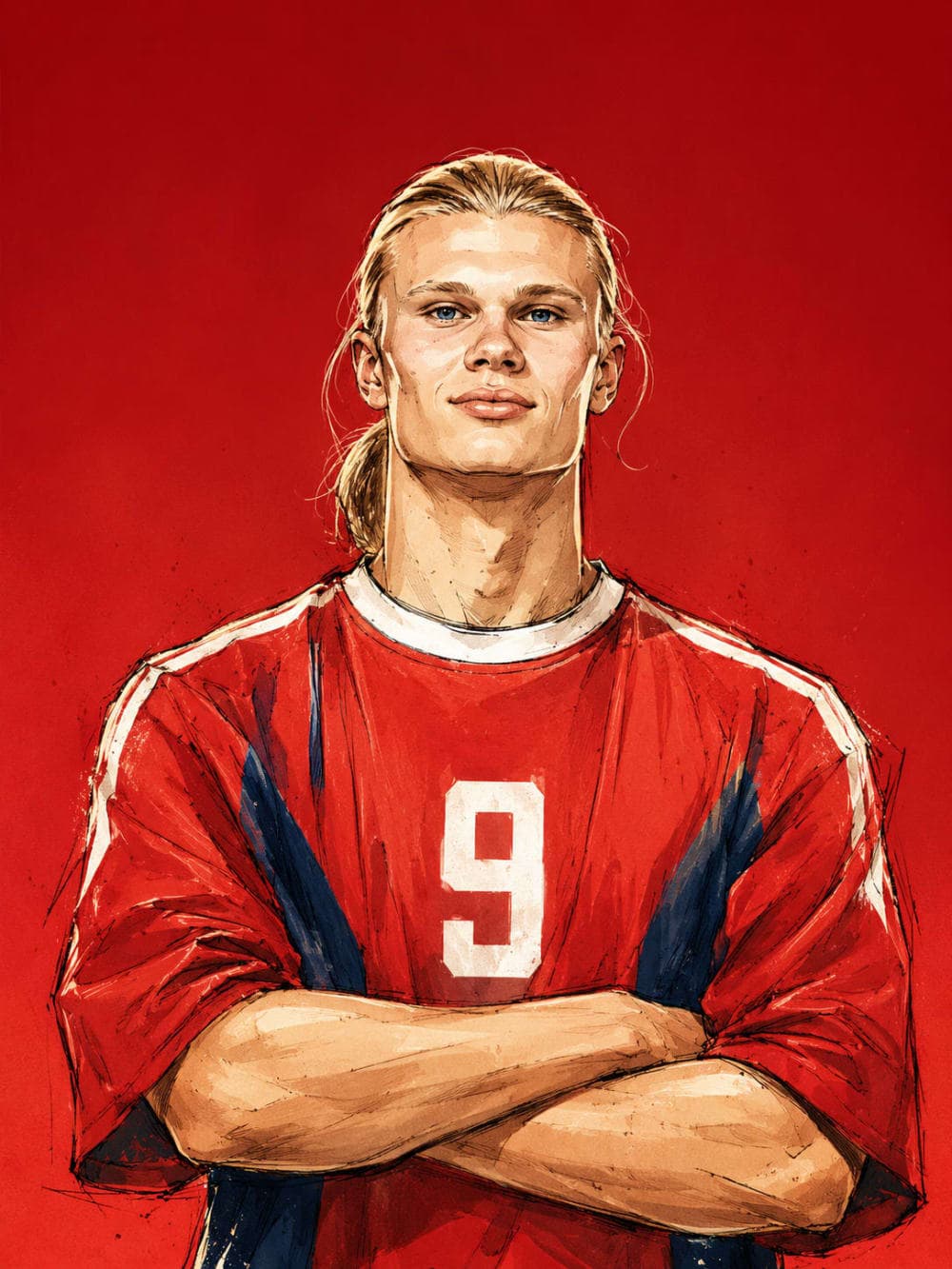 Editorial Sports Character Illustration