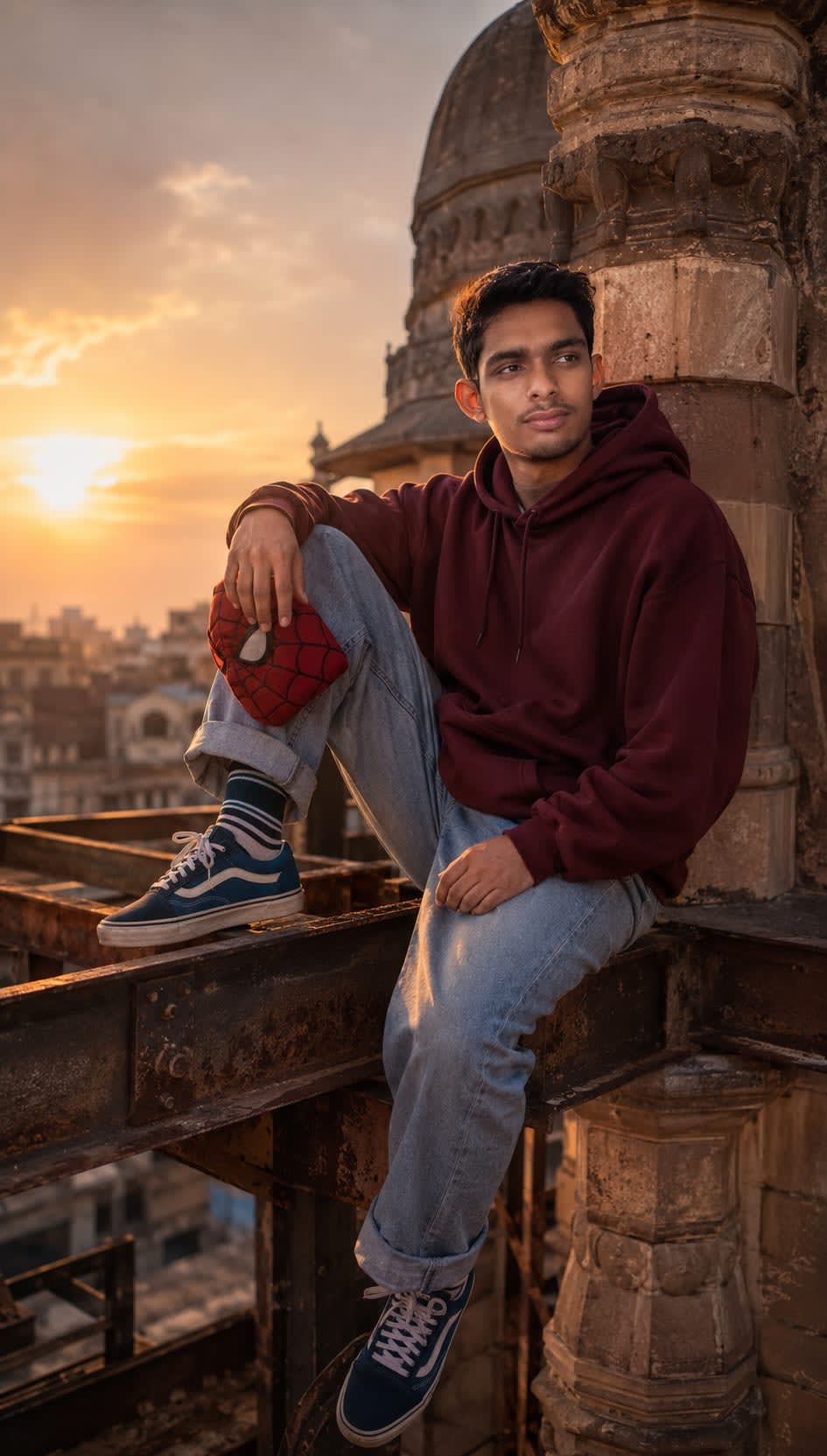 SPIDER-MAN INSPIRED ROOFTOP PORTRAIT